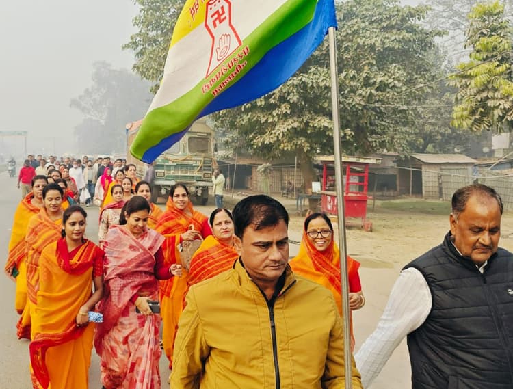 जैन मुनि के गुलाबबाग पदार्पण पर किया भावपूर्ण स्वागत