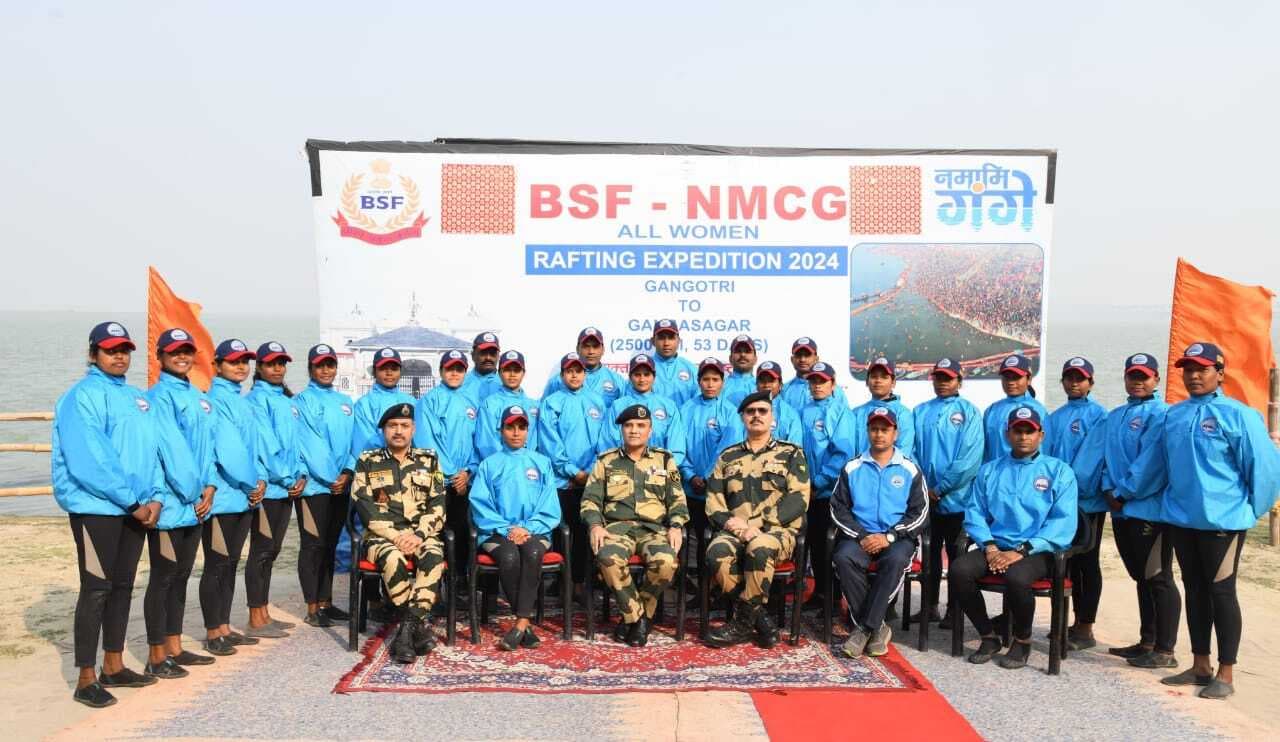 महिला सशक्तीकरण व पर्यावरण संरक्षण का संंदेश दे रहा गंगा रिवर राफ्टिंग अभियान