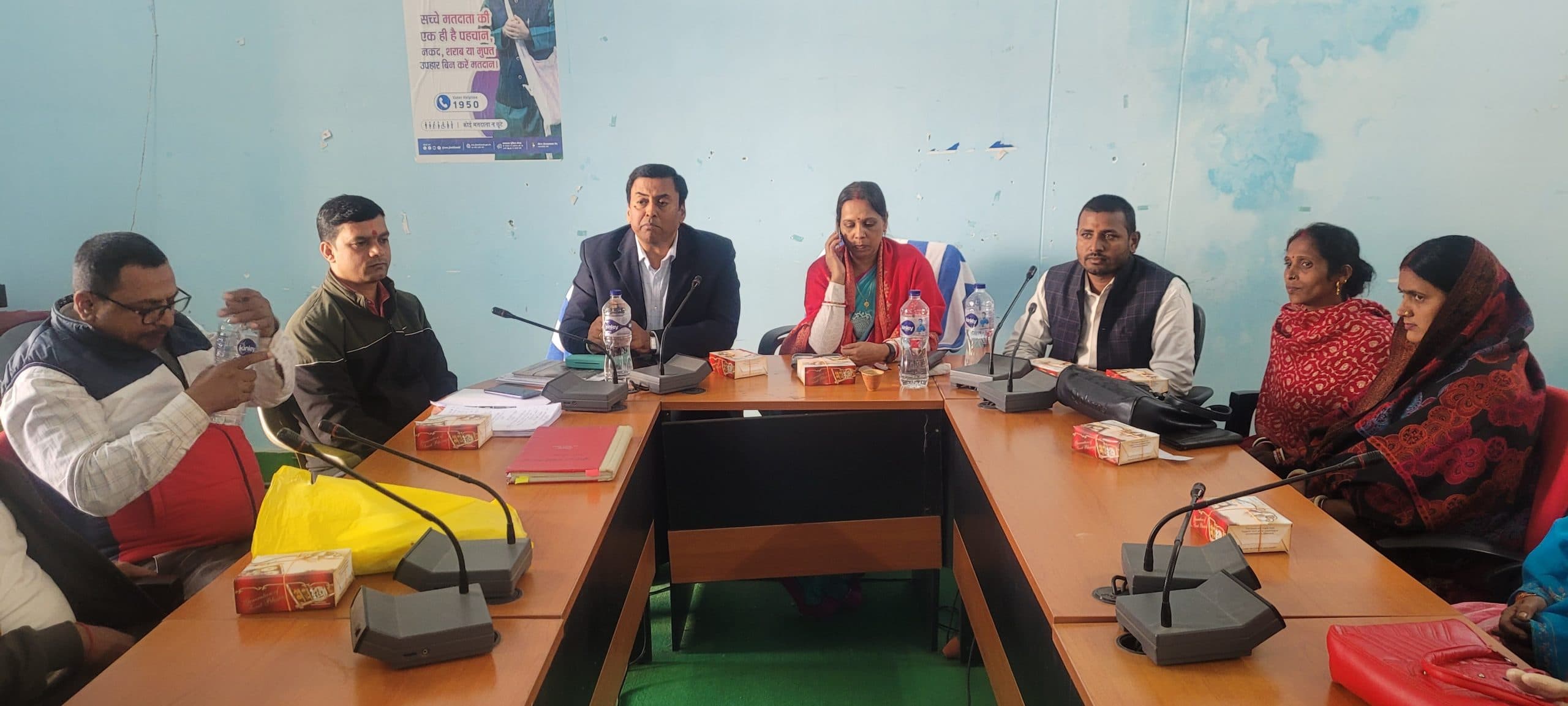 Deoghar news : पंचायत समिति सदस्य की बैठक मे छाया रहा पेयजल, बिजली और अबुआ आवास का मुद्दा