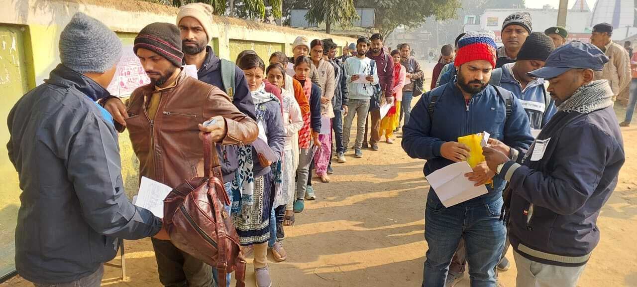 4968 परीक्षाथिर्यों में से 3508 ने दी परीक्षा