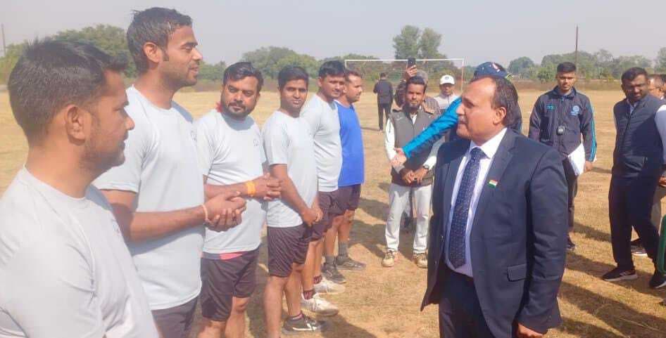 रेल कर्मियों का एक दिवसीय स्पोर्ट्स मीट आयोजित