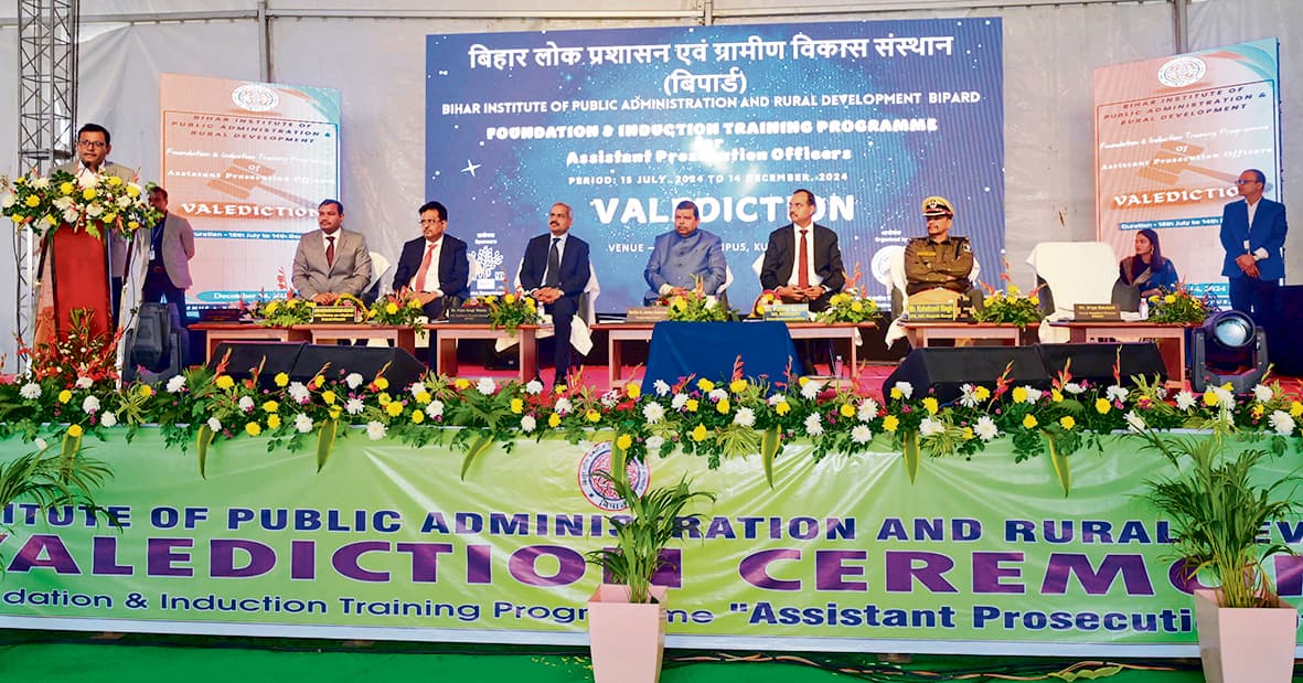 Gaya News : बिपार्ड से 495 सहायक अभियोजन पदाधिकारी हुए ट्रेनिंग से पास आउट