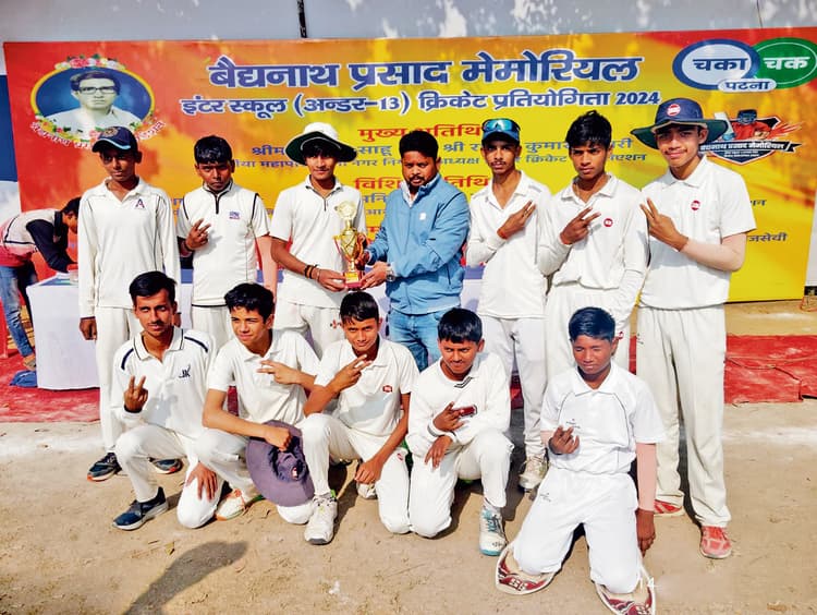 बैद्यनाथ प्रसाद मेमोरियल क्रिकेट टूर्नामेंट में वाइसीसी जूनियर की जीत