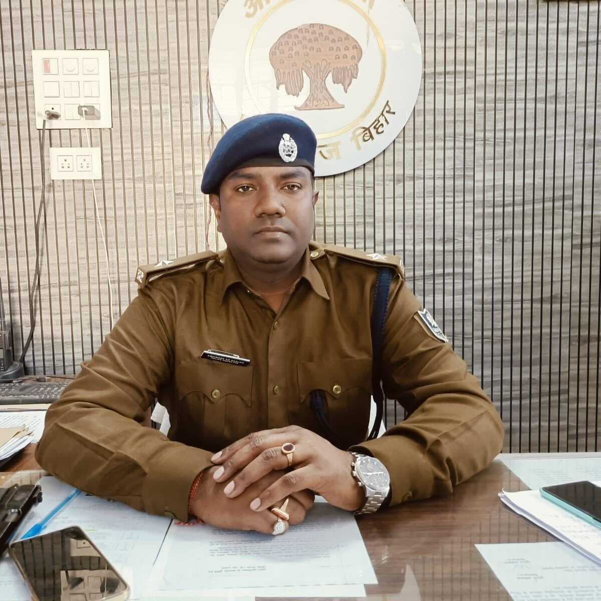 सदर थानाध्यक्ष का अभिषेक रंजन ने लिया चार्ज