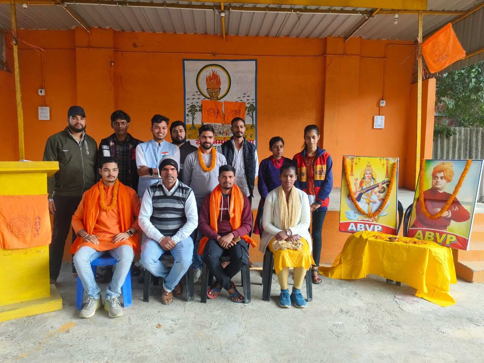 प्रो राकेश बने पुन: अभाविप के नगर अध्यक्ष