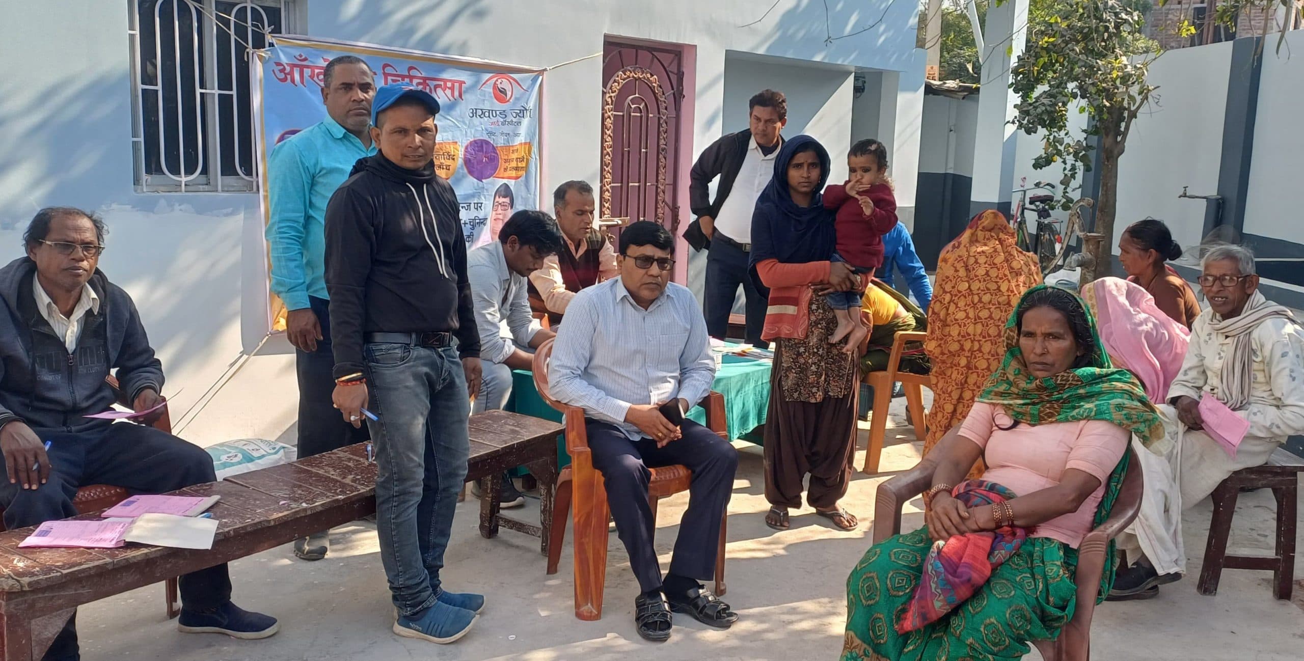 शिविर में 200 से अधिक लोगों ने करायी नेत्र जांच