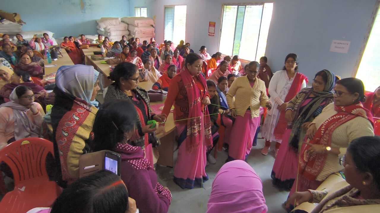 पढ़ाई भी, पोषण भी विषय पर सेविकाओं को दिया गया प्रशिक्षण