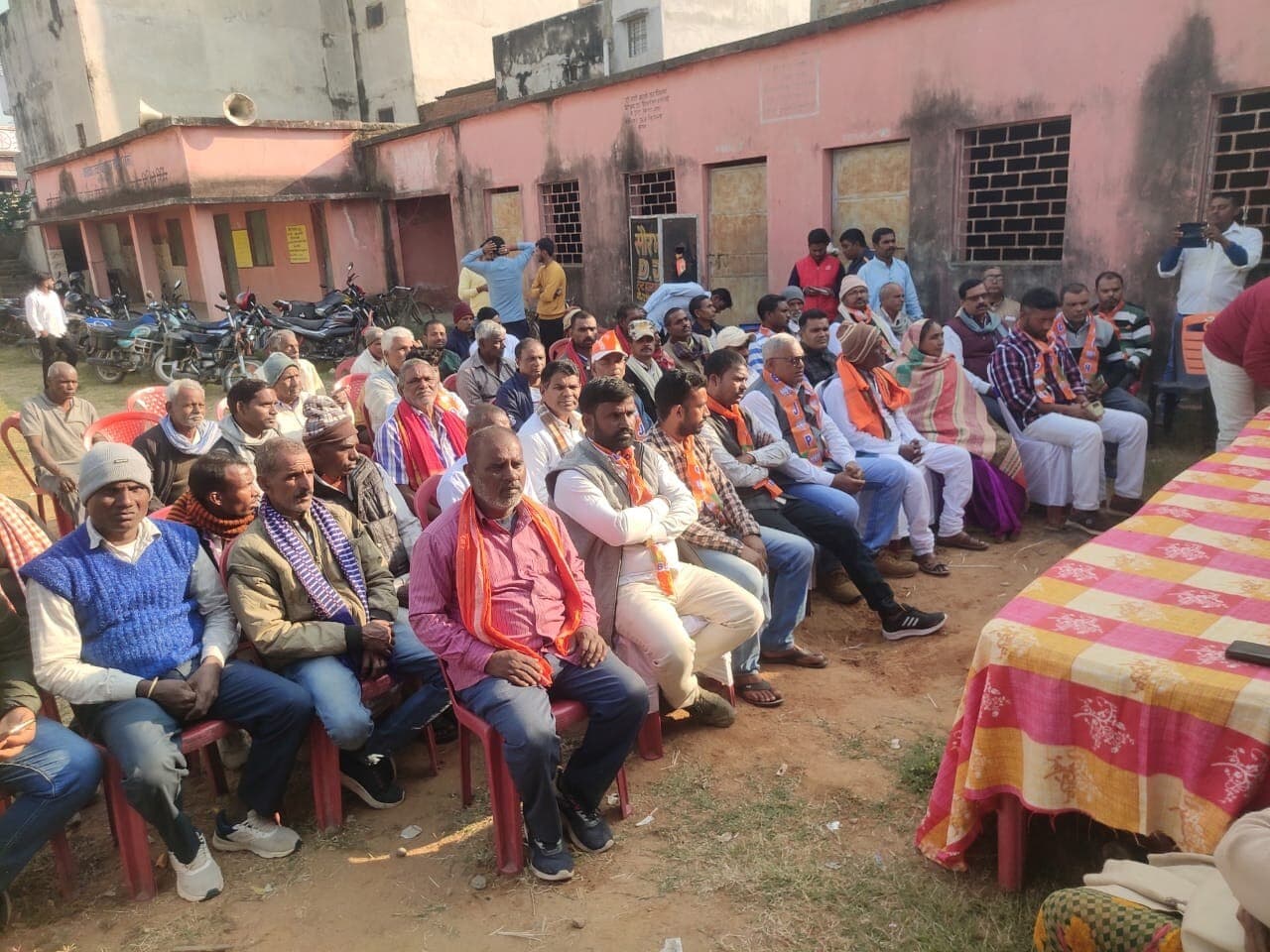 प्रखंड अध्यक्ष पद पर अनुजानंद अनुज चुने गये