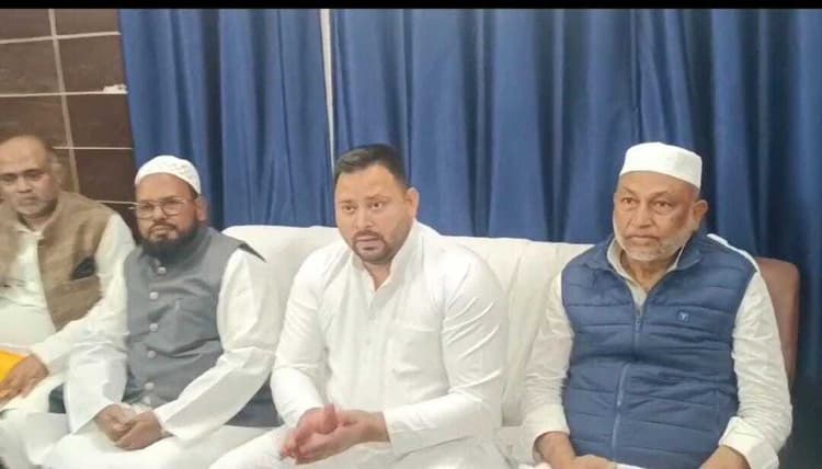 बाबा साहेब अंबेदकर के खिलाफ दिये गये बयान के लिए माफी अमित शाह - तेजस्वी