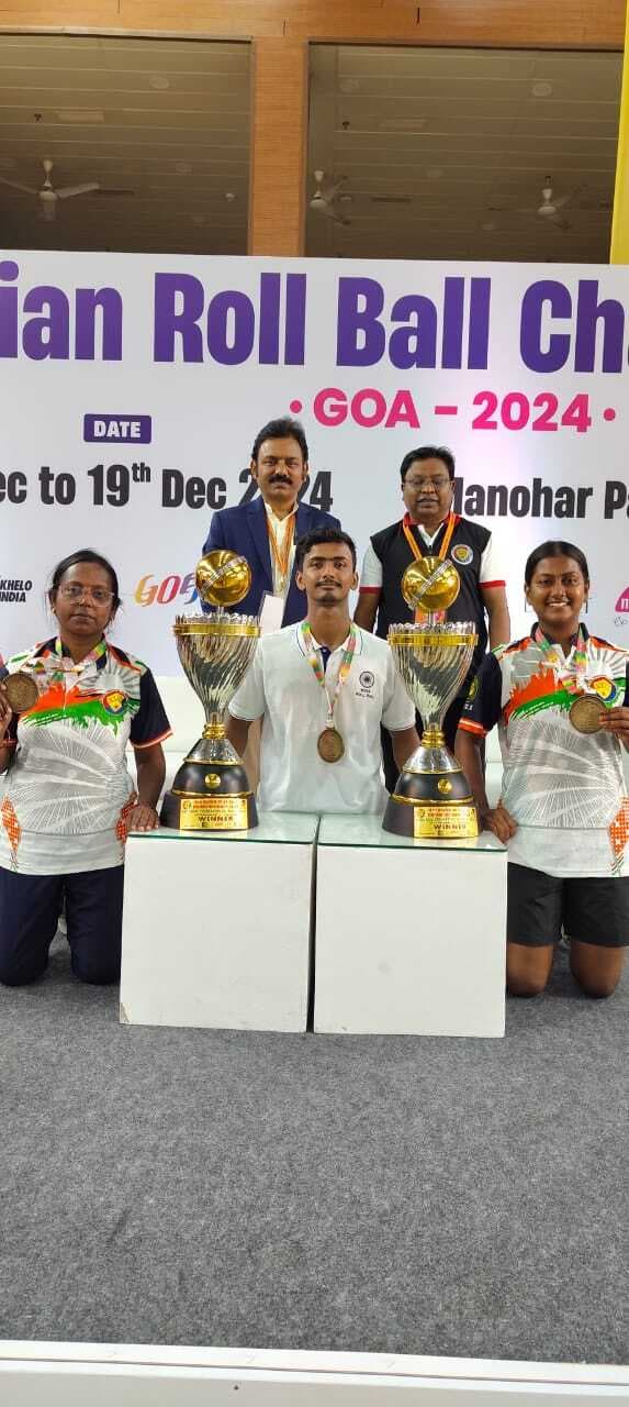 शहर की इशा की कप्तानी भारतीय रोलबॉल टीम बनी चैंपियन