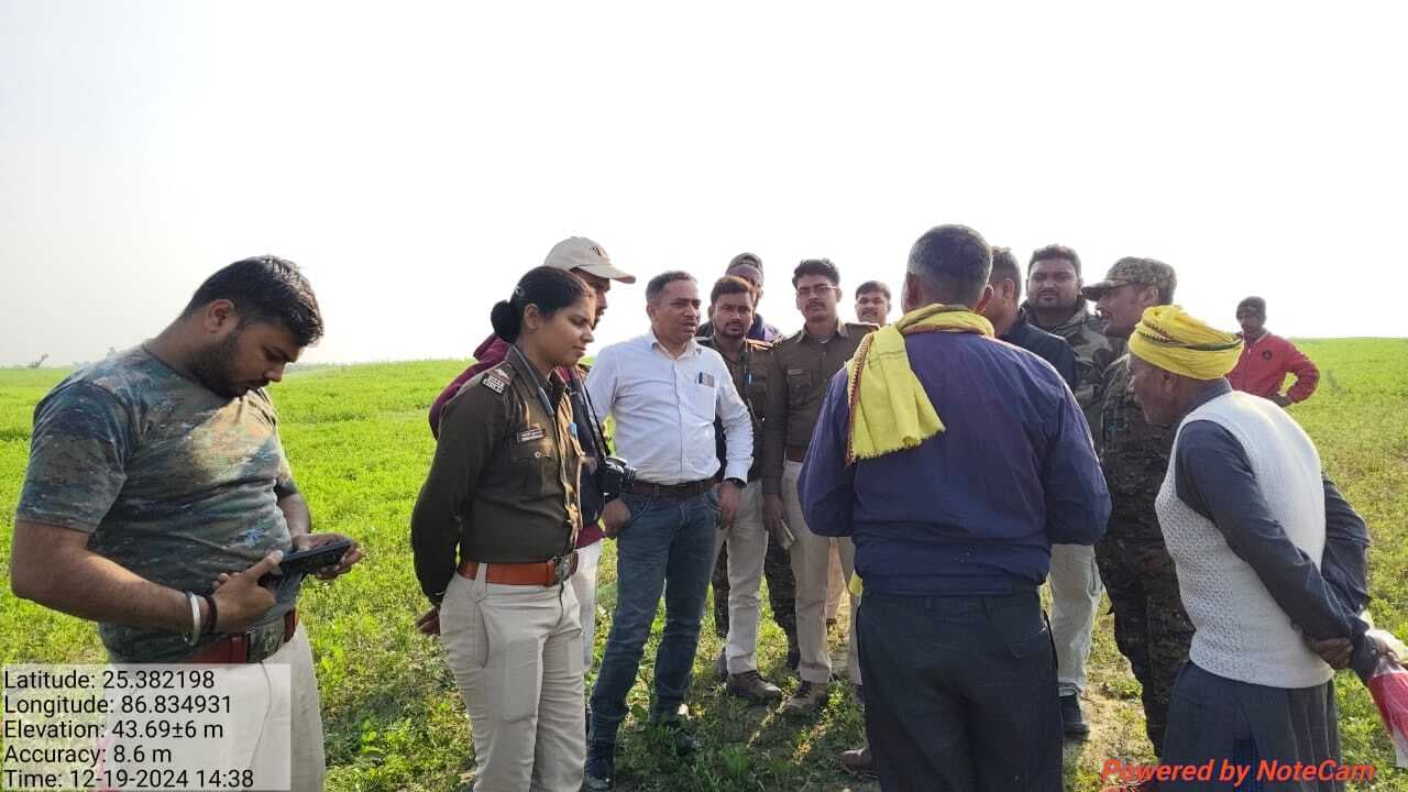 Bhagalpur news गंगा नदी के मरगंग में घड़ियाल दिखाई देने से ग्रामीणों में दहशत