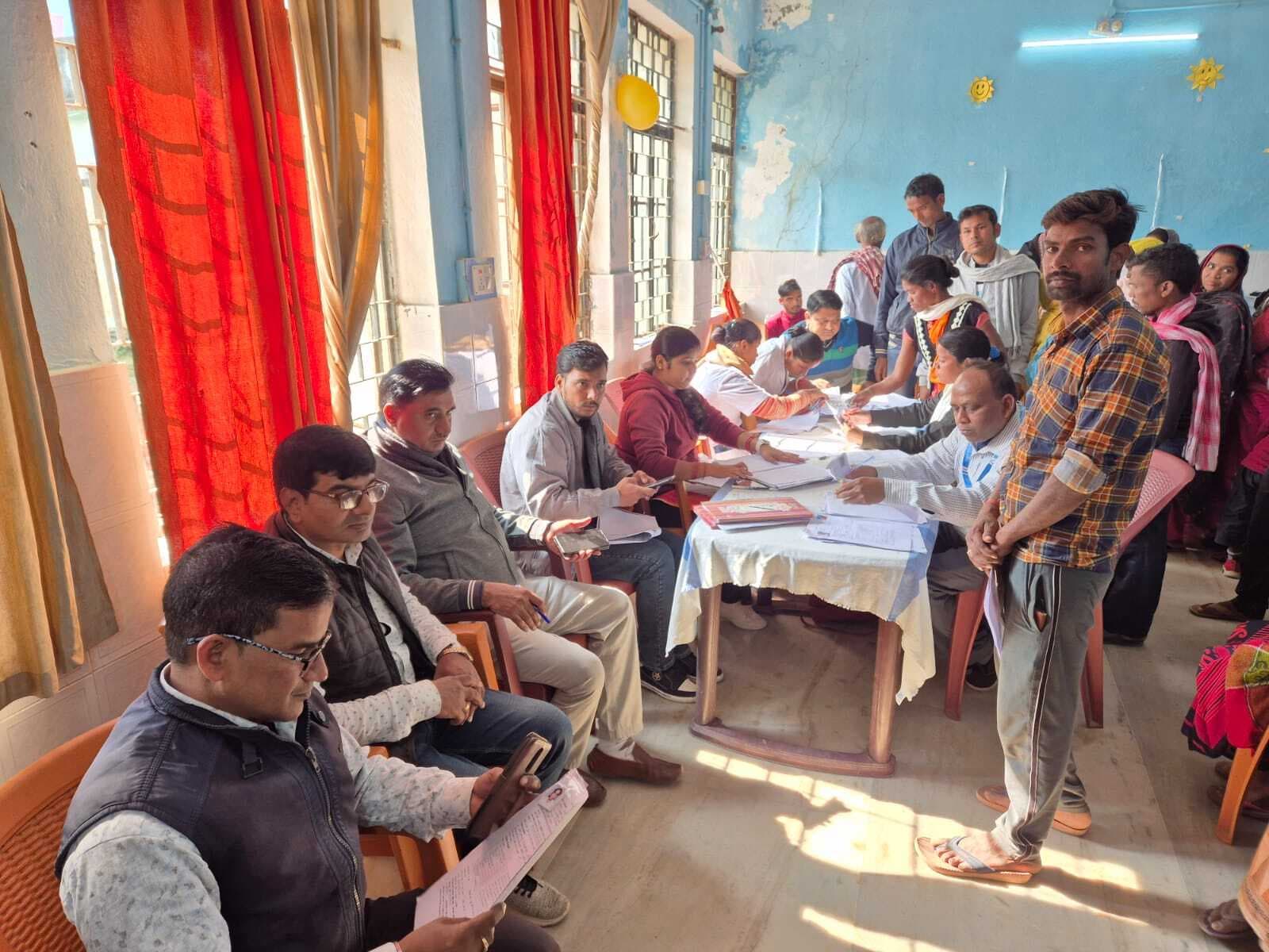 दिव्यांगों की जांच और युडीआईडी कार्ड के लिए लगाया गया शिविर