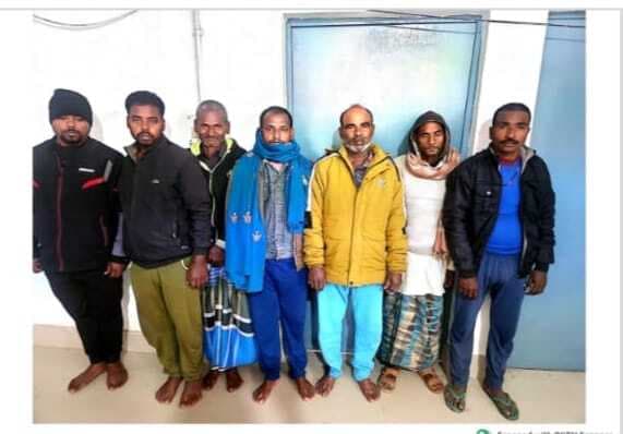 समकालीन छापेमारी में विभिन्न जगहों से सात फरारी आरोपी गिरफ्तार