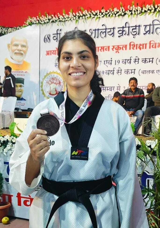 Taikwando: एसजीएफआइ नेशनल ताइक्वांडो में झारखंड की लता को कांस्य