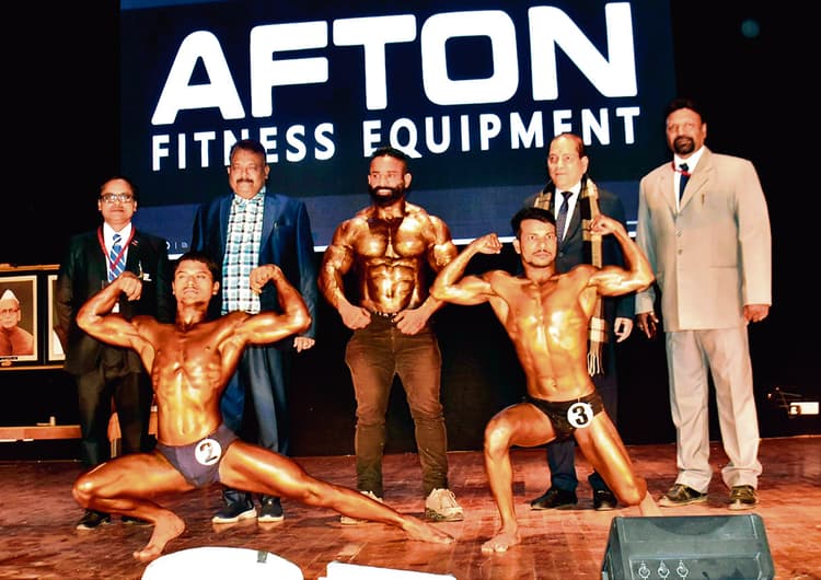 राज्यस्तरीय बॉडी बिल्डर्स चैंपियनशिप में युवाओं ने दिखाया जलवा