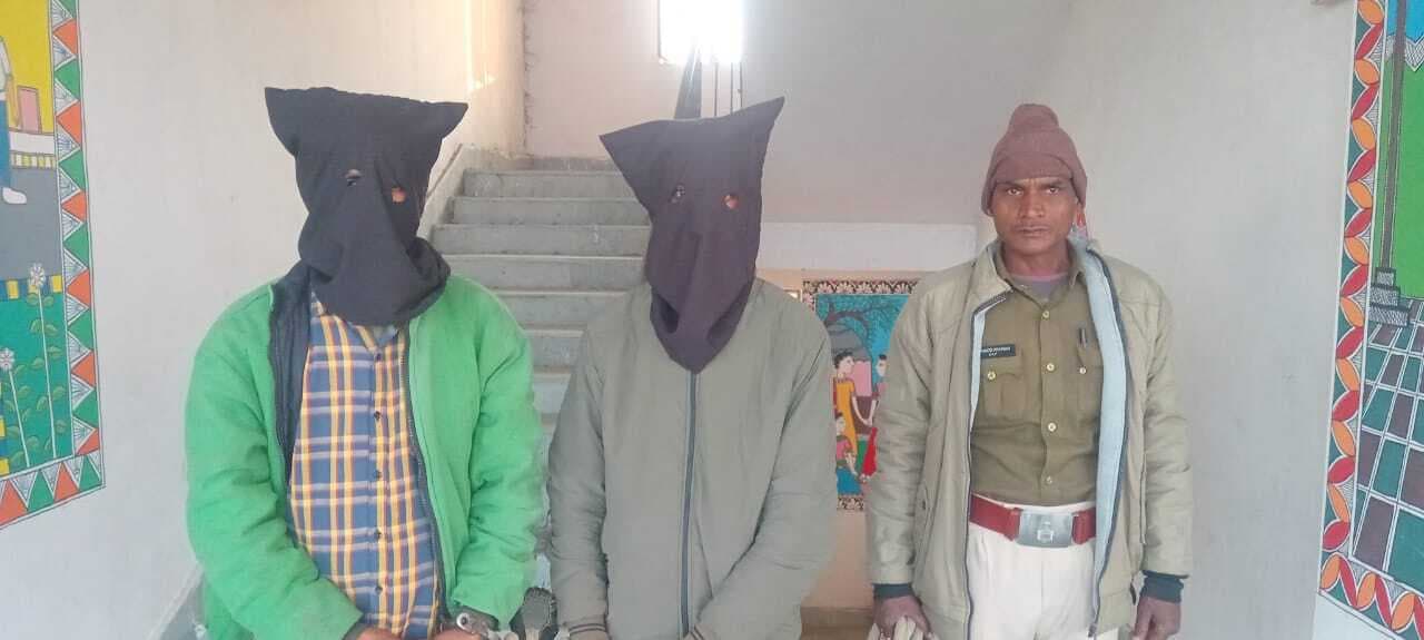 बाइक छीनतई के प्रयास में दो अपराधी गिरफ्तार