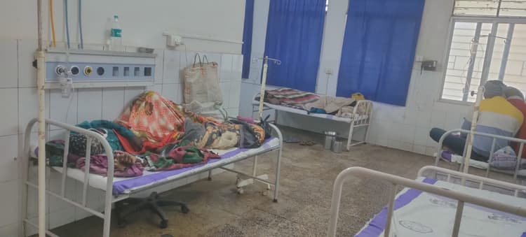 पूस की रात की ठिठुरन, मरीजों को नहीं मिल रहा कंबल