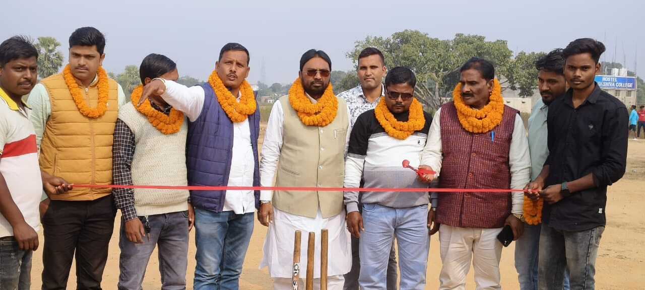 उद्घाटन मैच में बसमनडीह की टीम ने 13रनों से दर्ज की जीत