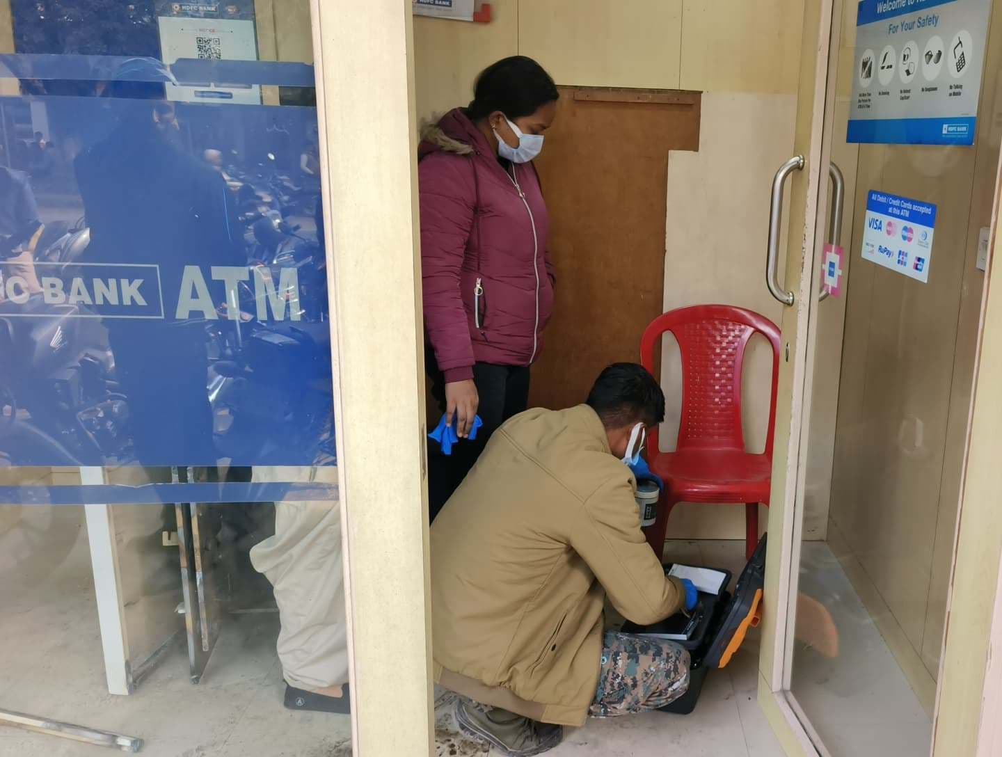 Aurangabad News : एटीएम काटने की एफएसएल ने की जांच