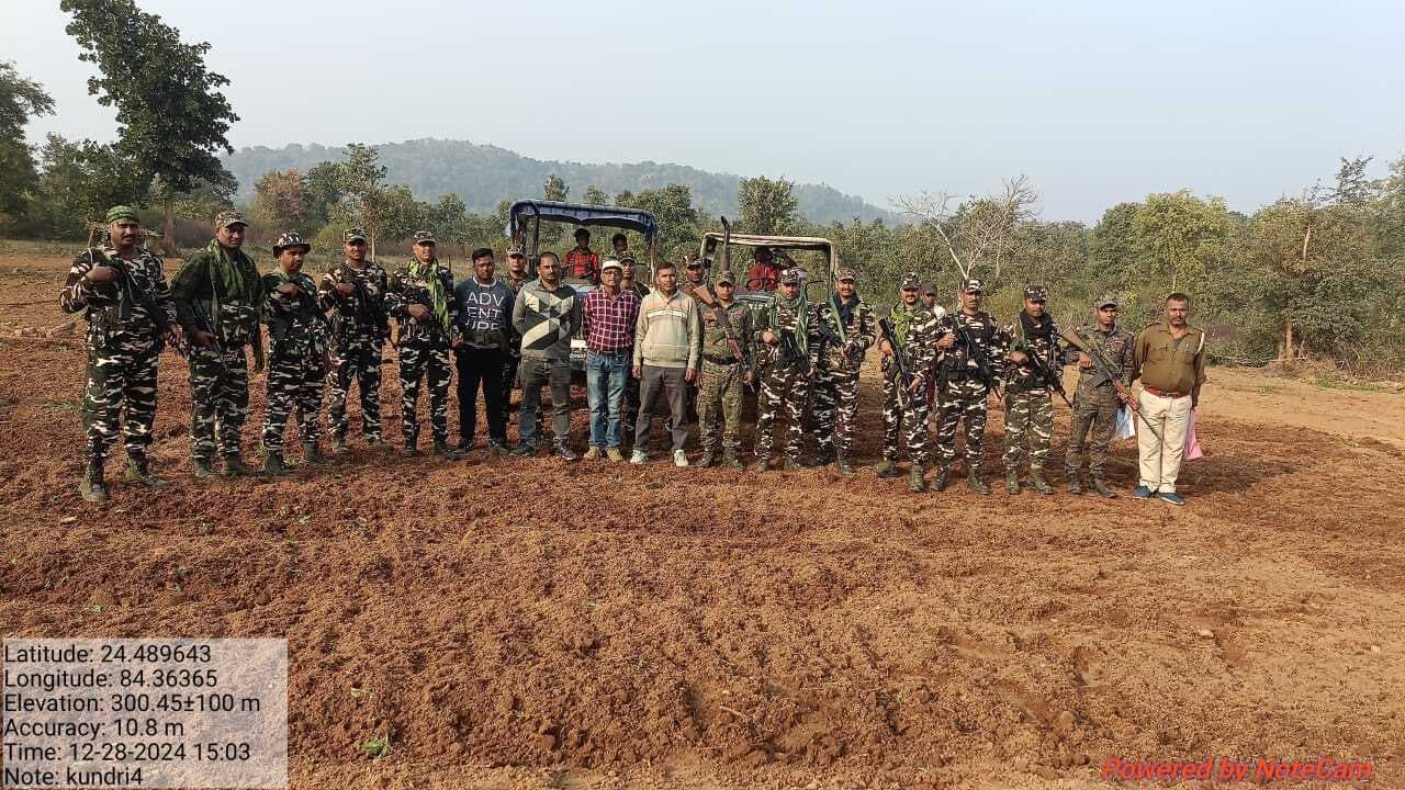 Gaya News : कुंदरी व मोनबार में 5.34 एकड़ भूमि में लगी अफीम की फसल की गयी नष्ट