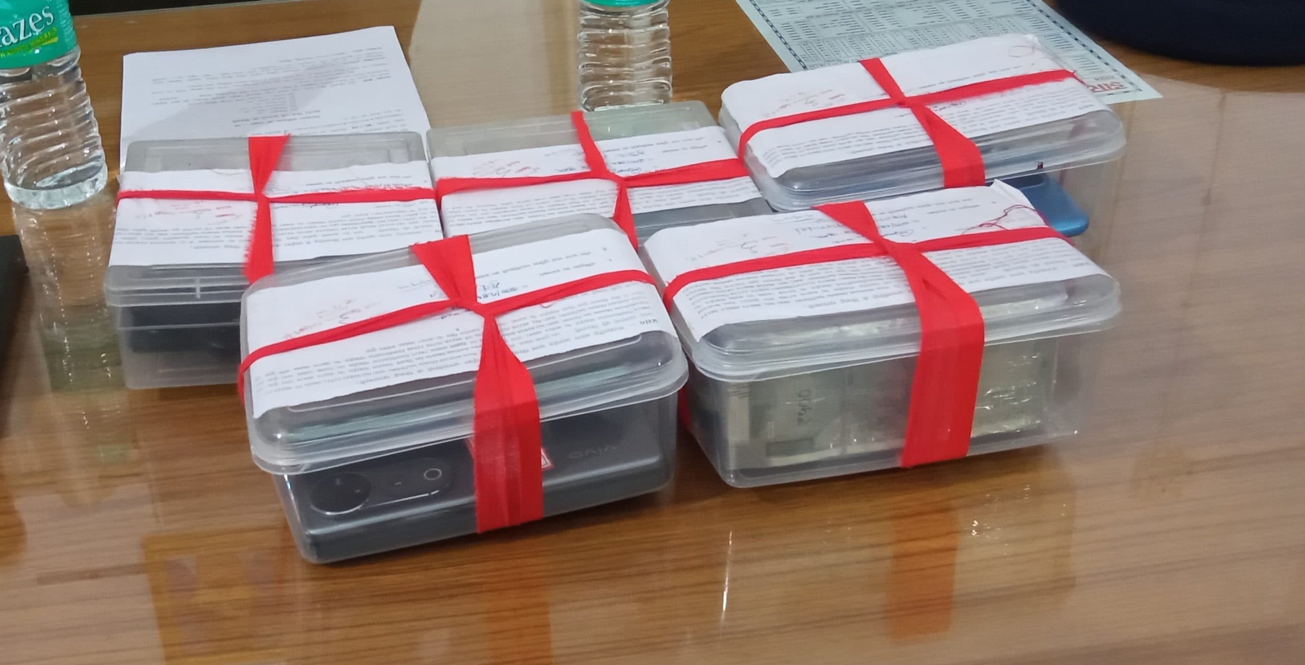 करमाटांड़ से 1.14 लाख नकद के साथ चार साइबर ठग गिरफ्तार