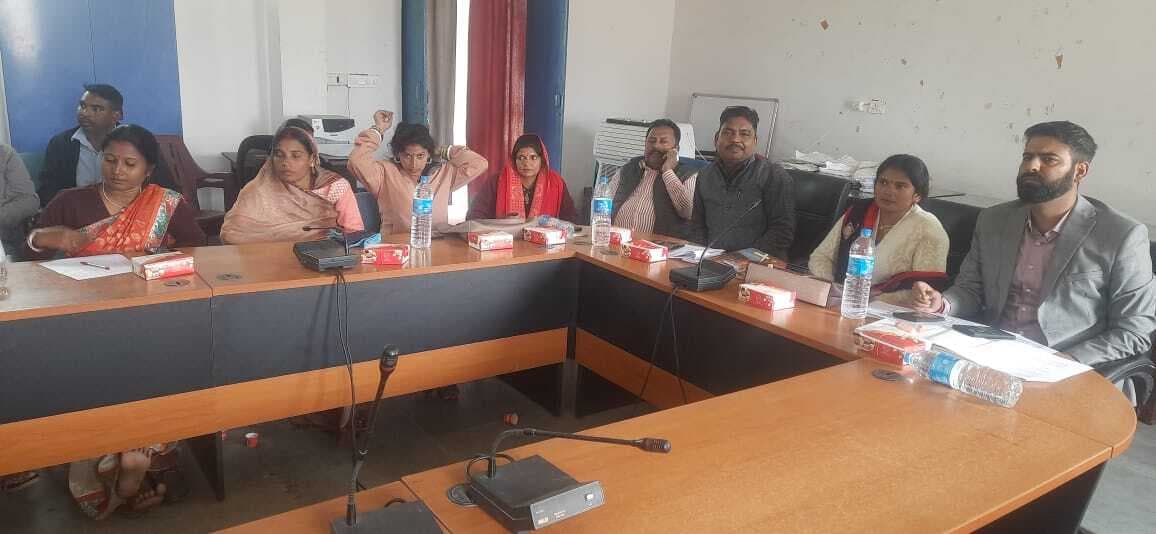 पंसस बैठक में उठा क्रय केंद्र में 10 केजी धान कटौती का मामला