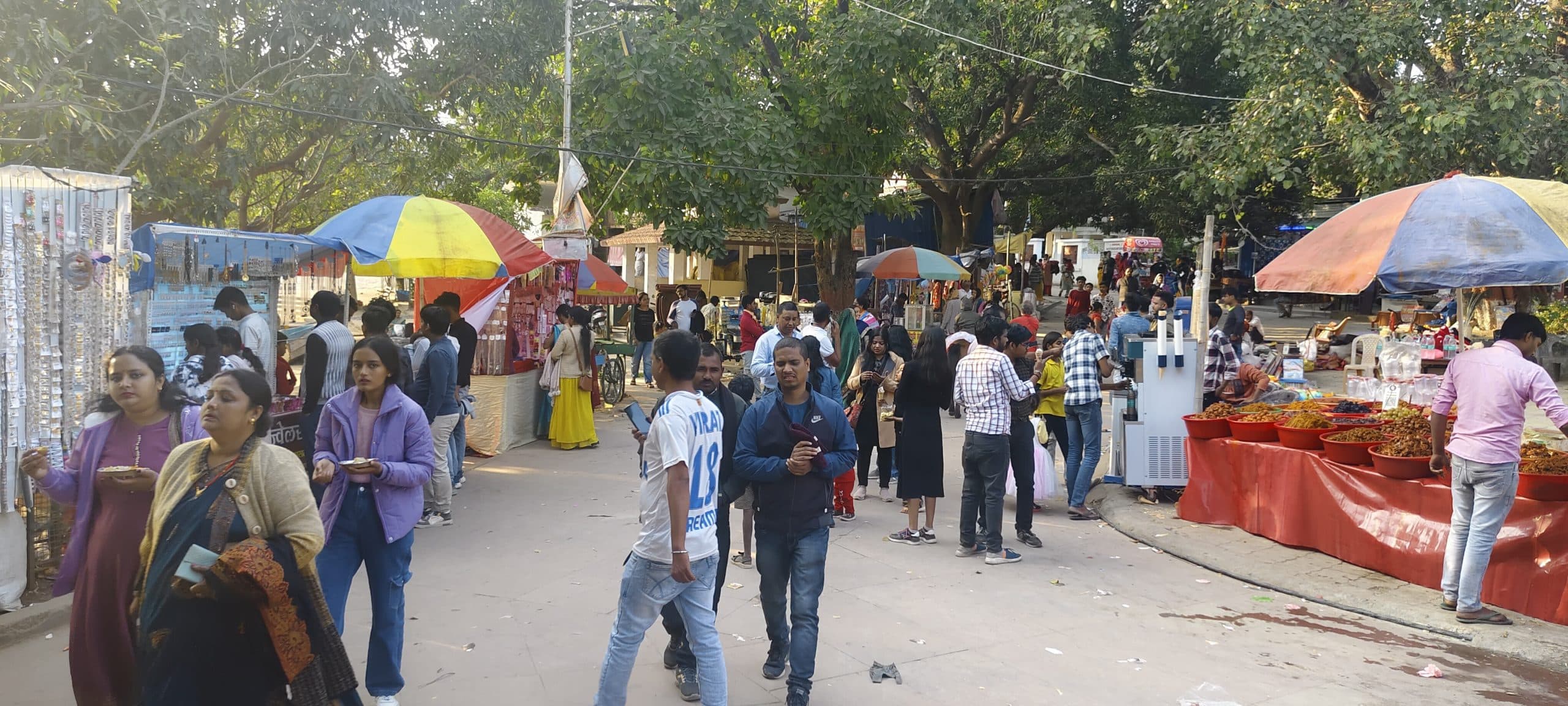 नये साल के जश्न में डूबे प्रकृति प्रेमी, मंदार पहुंचकर पूजा-अर्चना के साथ मनाया पिकनिक