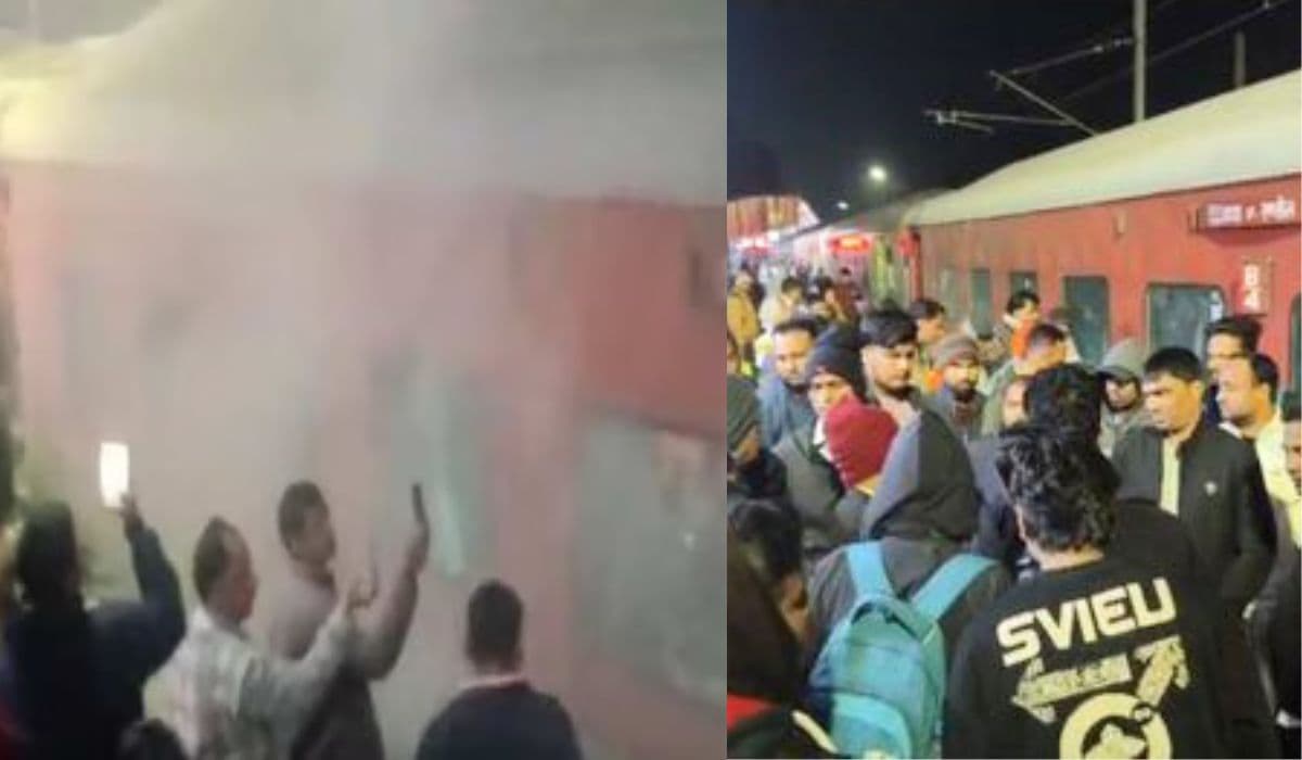 बिहार में ट्रेन हादसा, रक्सौल-हावड़ा एक्सप्रेस में अचानक लगी आग, एसी बोगी में मची चीख-पुकार