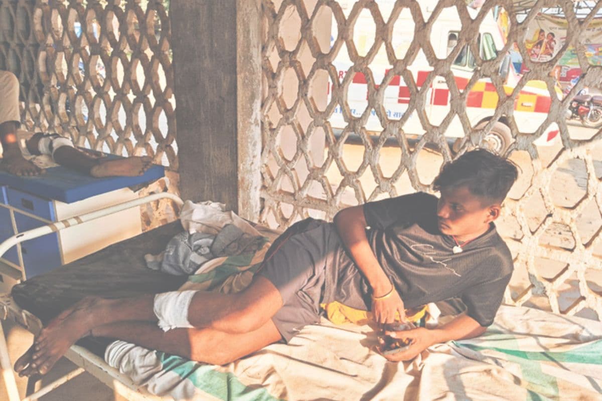 घायल पीड़ित घायल पीड़ित