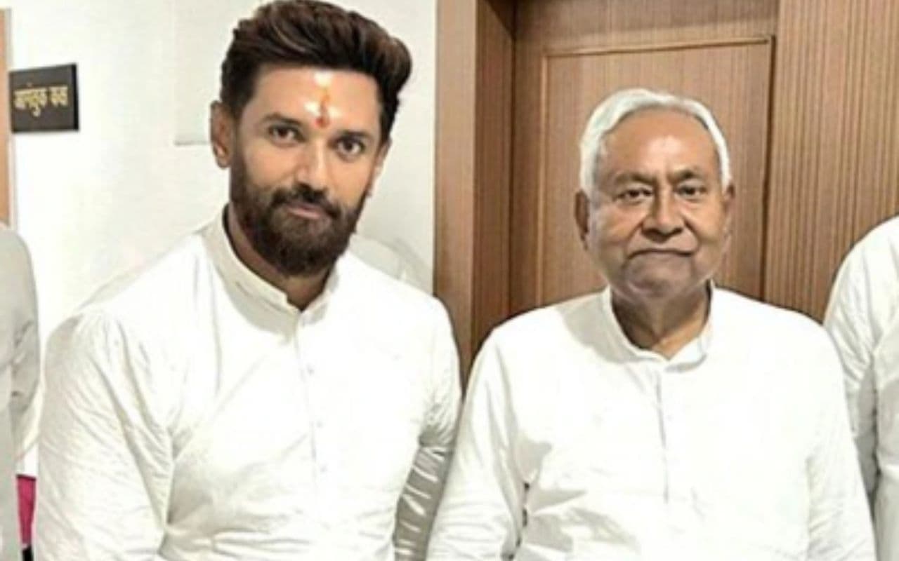 Chirag Paswan Nitish Kumar Chirag Paswan Nitish Kumar