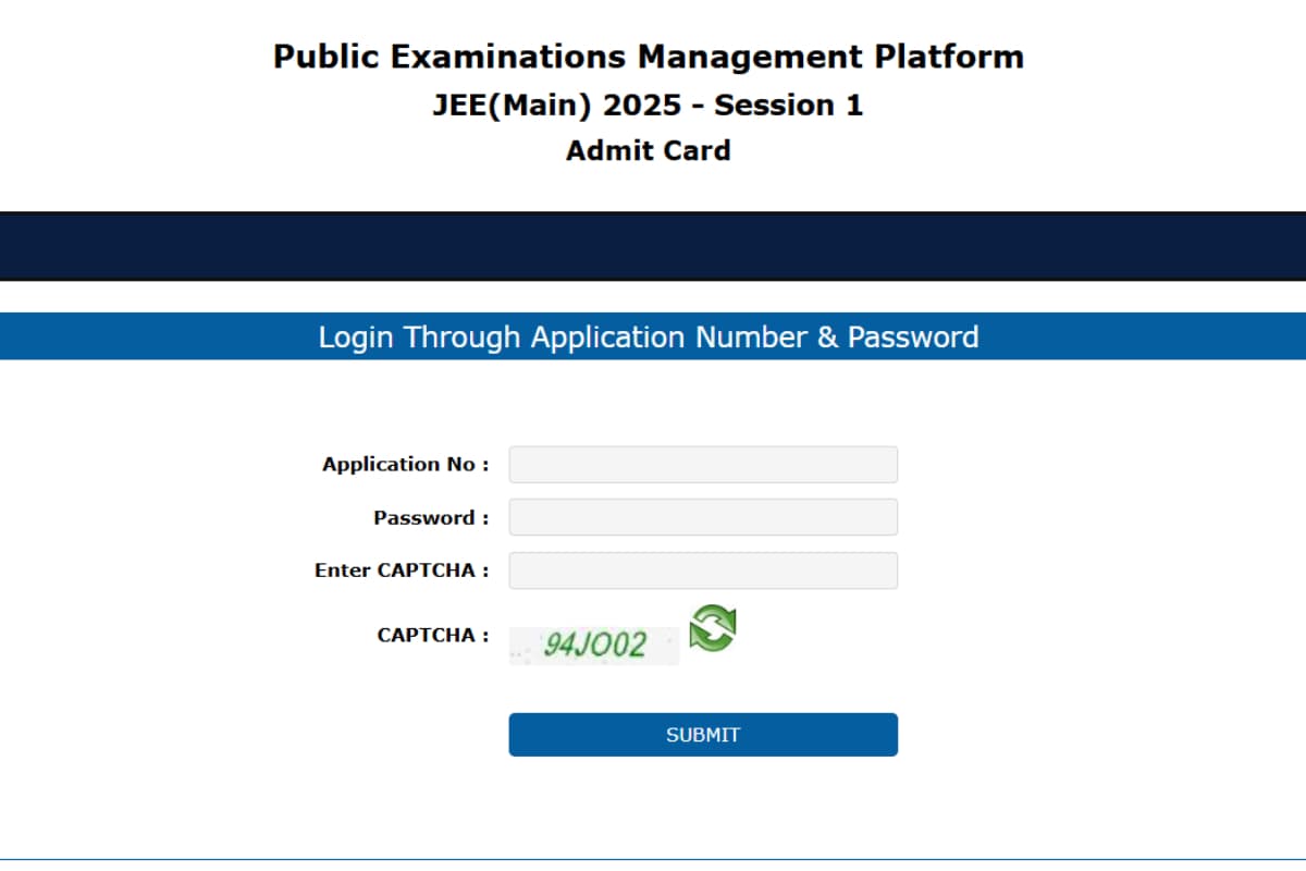 JEE Mains 2025 Admit Card Out: рдЬреЗрдИрдИ рдореЗрдВрд╕ рдкрд░реАрдХреНрд╖рд╛ рдХрд╛ рдПрдбрдорд┐рдЯ рдХрд╛рд░реНрдб рдЬрд╛рд░реА, рдРрд╕реЗ рдХрд░реЗрдВ рдбрд╛рдЙрдирд▓реЛрдб