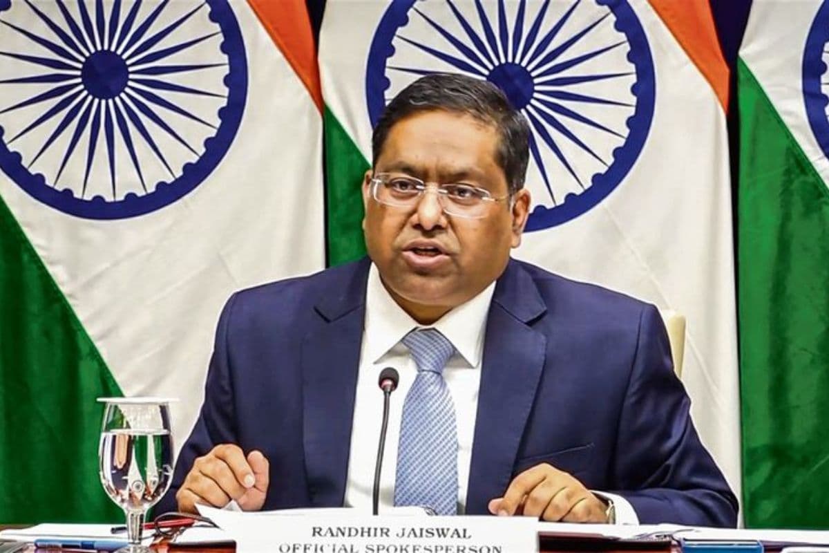 Ministry of External Affairs (MEA) spokesperson Randhir Jaiswal Ministry of External Affairs (MEA) spokesperson Randhir Jaiswal