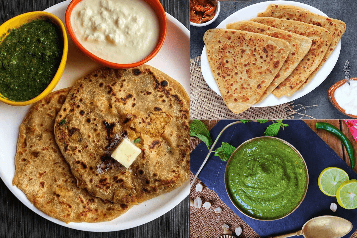 Spinach Chutney with Parantha Recipe: पालक की चटनी और अजवाइन नमक पराठा बच्चों के लंचबॉक्स के लिए परफेक्ट कॉम्बिनेशन
