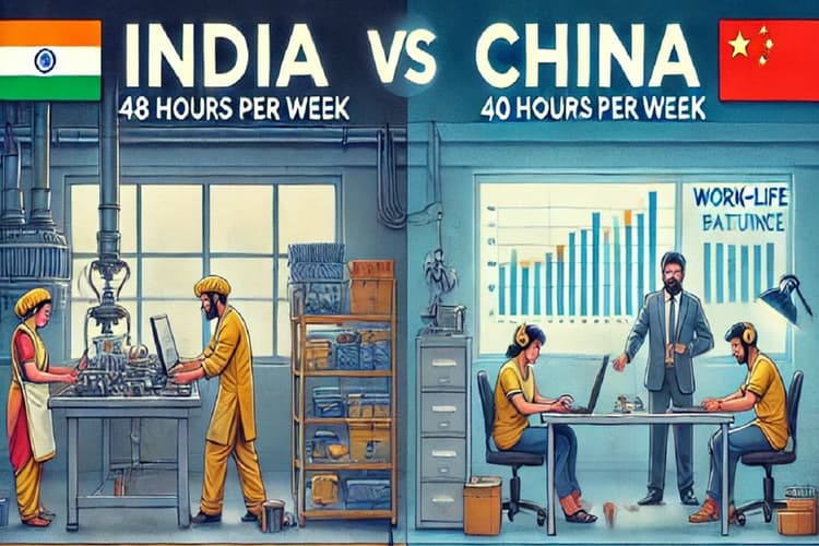 Working Hours Debate: भारत के मुकाबले में चीन में 8 घंटे कम काम, फिर भी उत्पादन टनाटन, जानें कैसे
