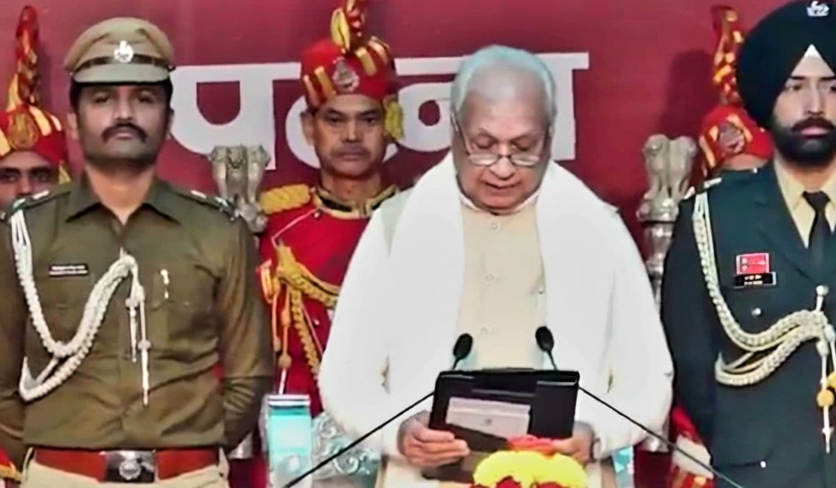 bihar governor oath| Arif Mohammad Khan take oath today, become the 42nd Governor of Bihar. bihar governor oath| Arif Mohammad Khan take oath today, become the 42nd Governor of Bihar.