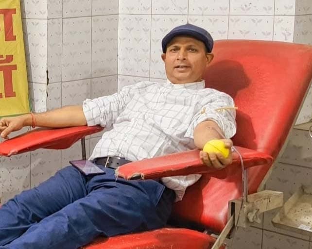 स्थापना दिवस पर ‘सहयोग’ ने लगाया रक्तदान शिविर
