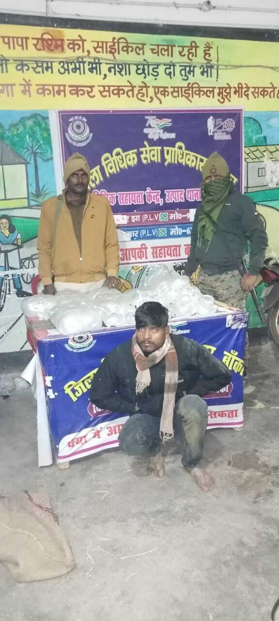 अलग-अलग जगह से शराब के साथ आधा दर्जन तस्कर गिरफ्तार