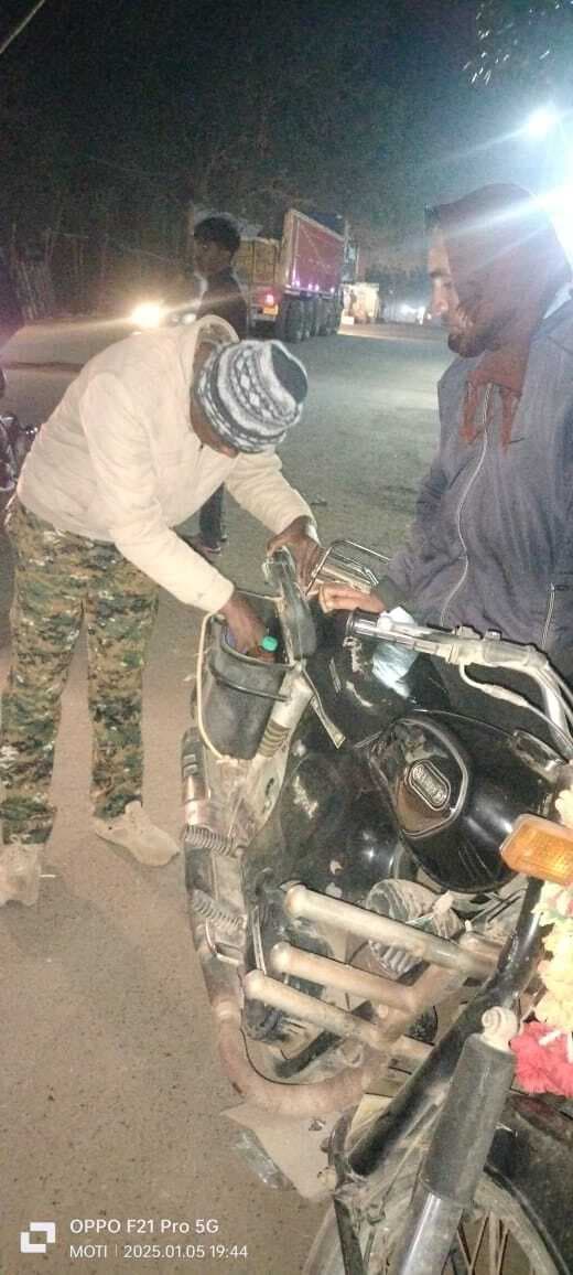 वाहन जांच के दौरान 12 चालकों को लगा जुर्माना