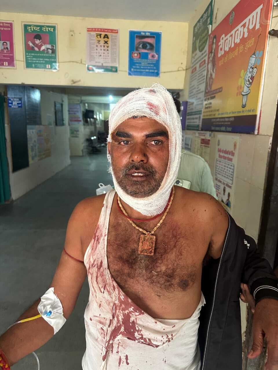 जमीन विवाद में दो गुटों के बीच मारपीट, एक गंभीर