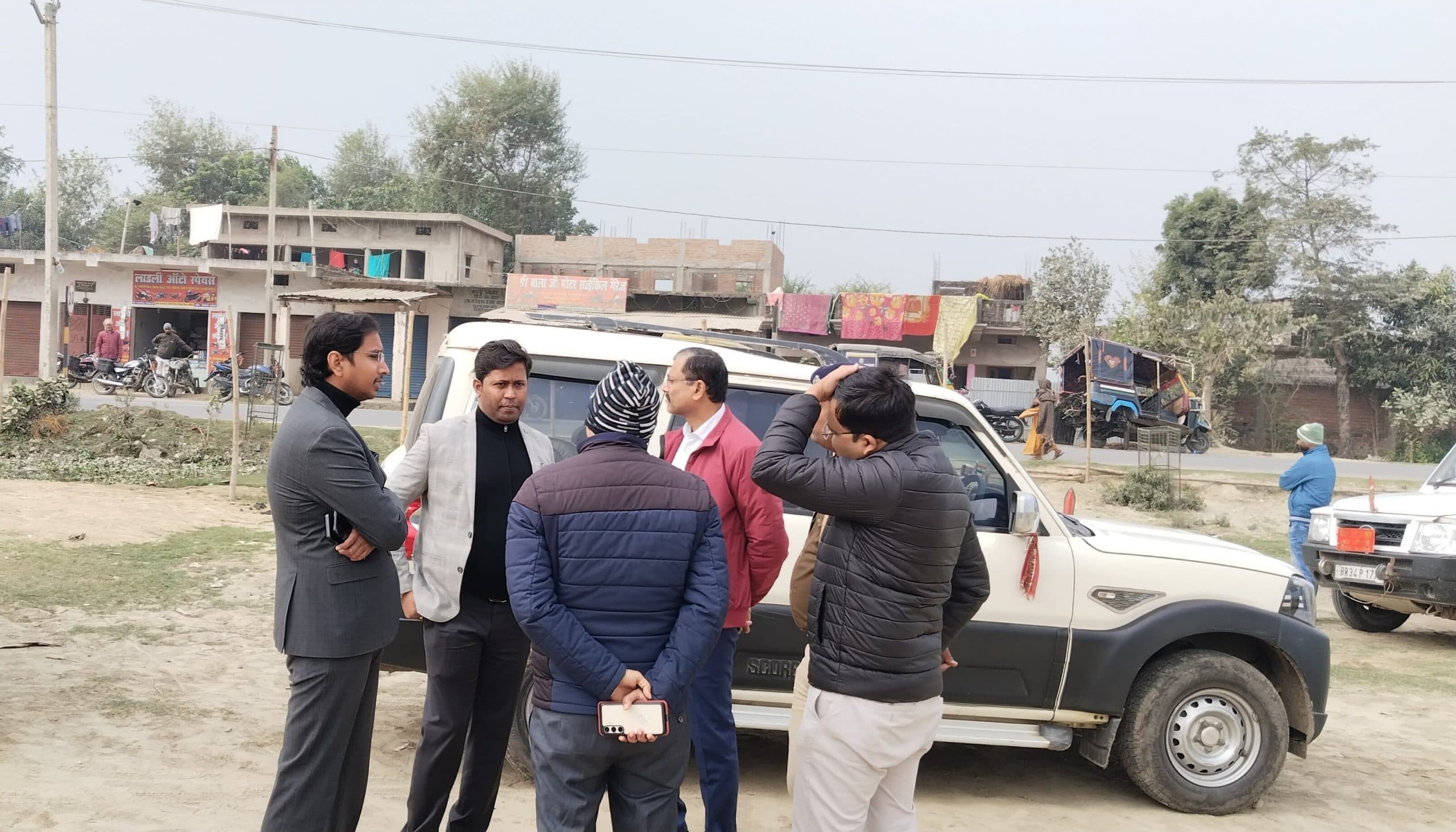 सीएम के अलौली आने की संभावना को लेकर हैलीपेड का हो रहा निर्माण