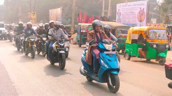 डीटीओ के नेतृत्व में निकाली गयी सड़क सुरक्षा सप्ताह रैली