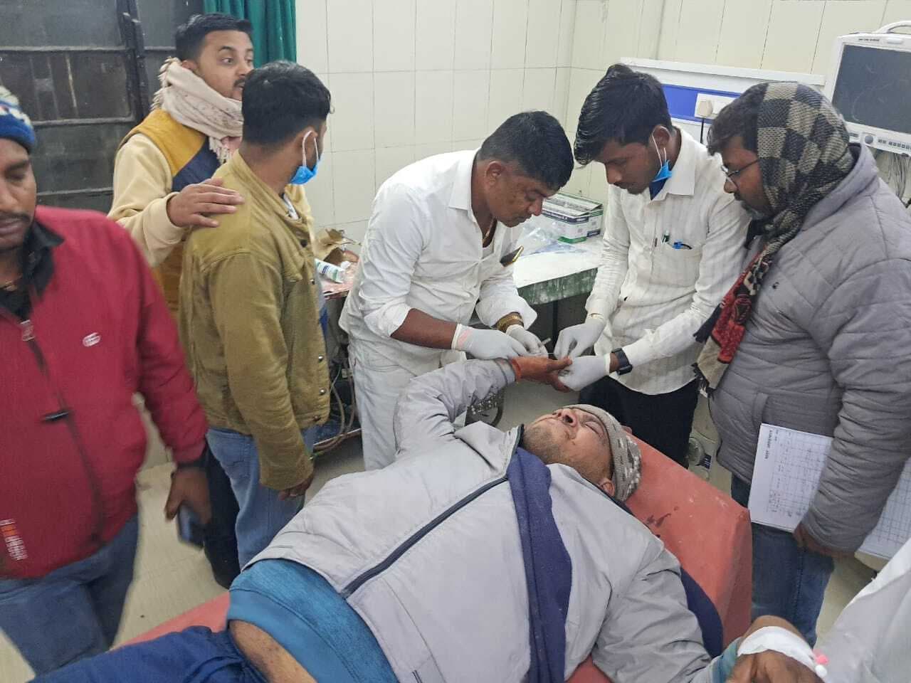 बालू गिट्टी व्यवसायी को गोली मारकर किया जख्मी, इलाजरत