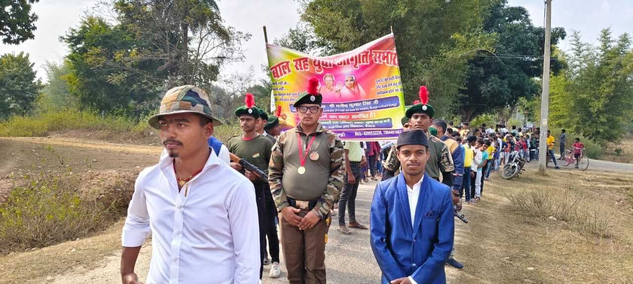 बाल संस्कारशाला को लेकर निकाली गयी जागरूकता रैली