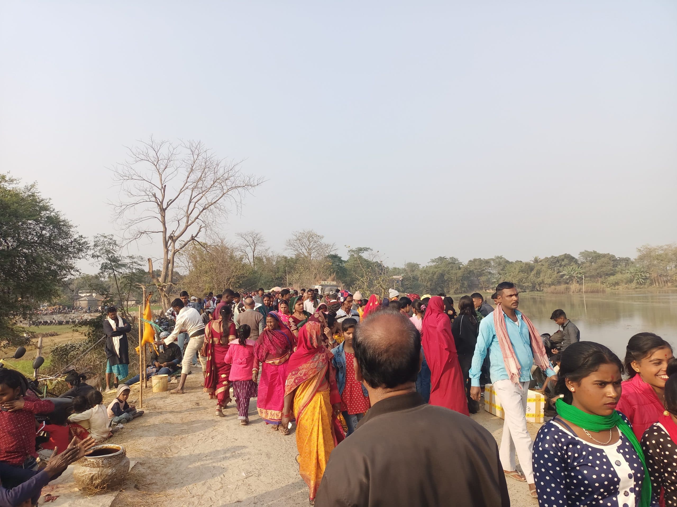 पौष पूर्णिमा के अवसर पर मेले का आयोजन, लोगों ने कुश्ती प्रतियोगिता का उठाया आनंद