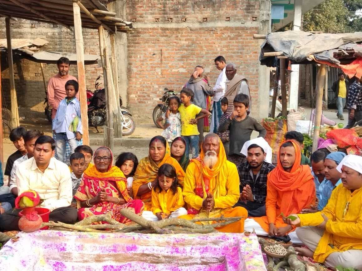 अयोध्या में प्राण प्रतिष्ठा की वर्षगांठ पर धार्मिक अनुष्ठान आयोजित