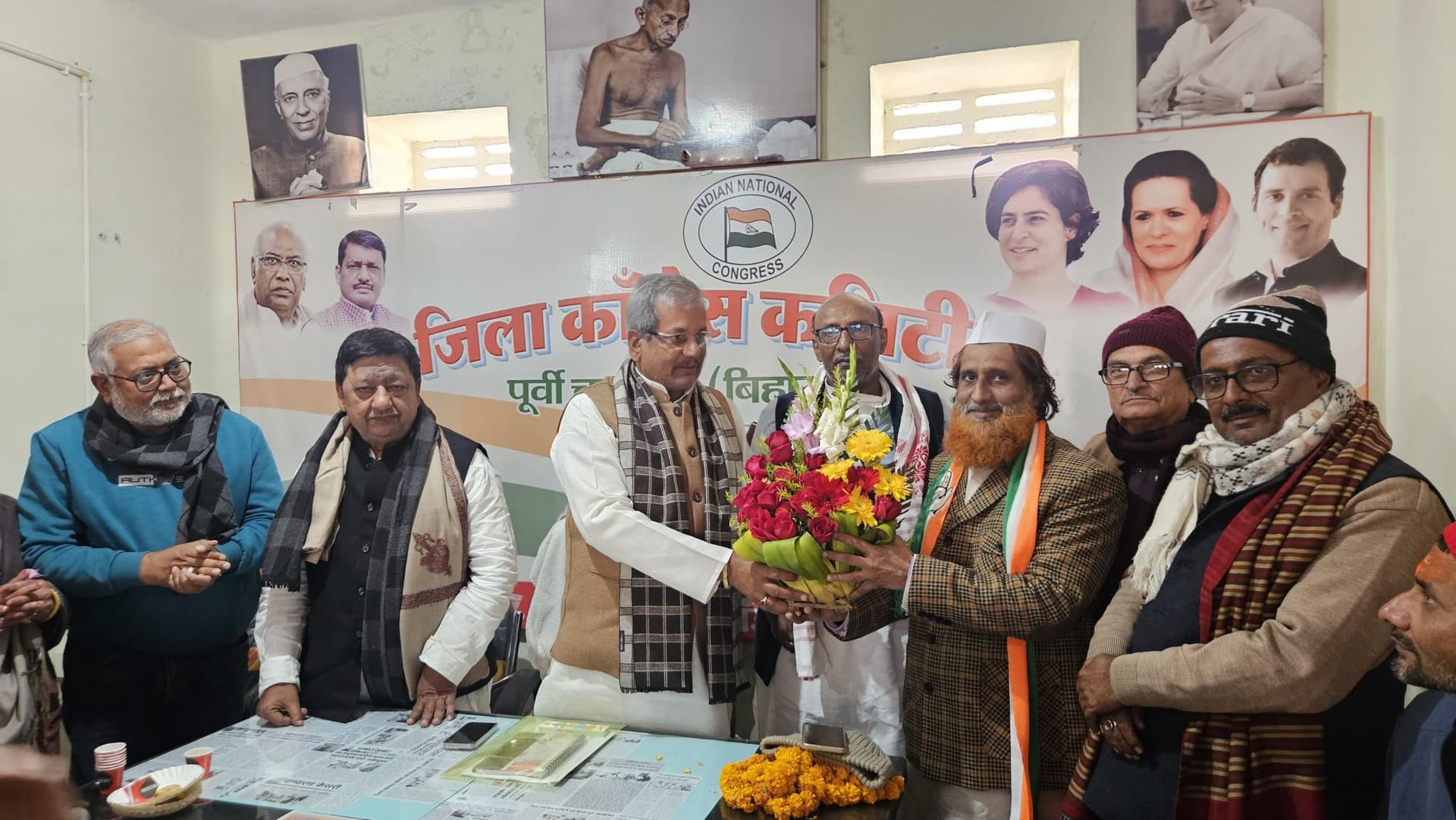 राहुल गांधी के पटना आगमन को ले हुई तैयारी बैठक
