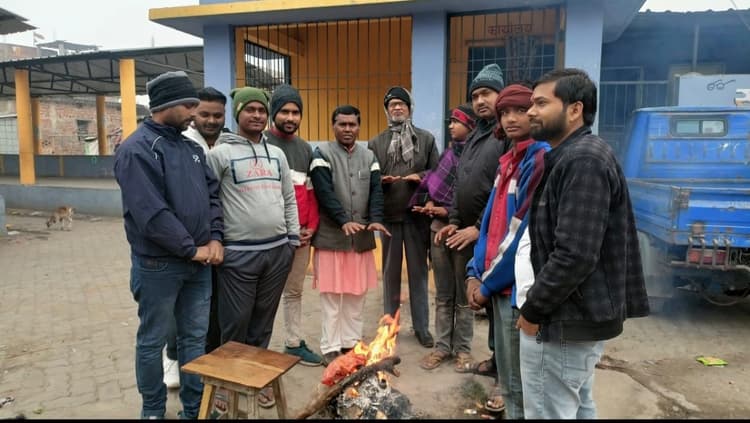 ठंड के साथ कनकनी बढ़ने से लोगों की परेशानी बढ़ी