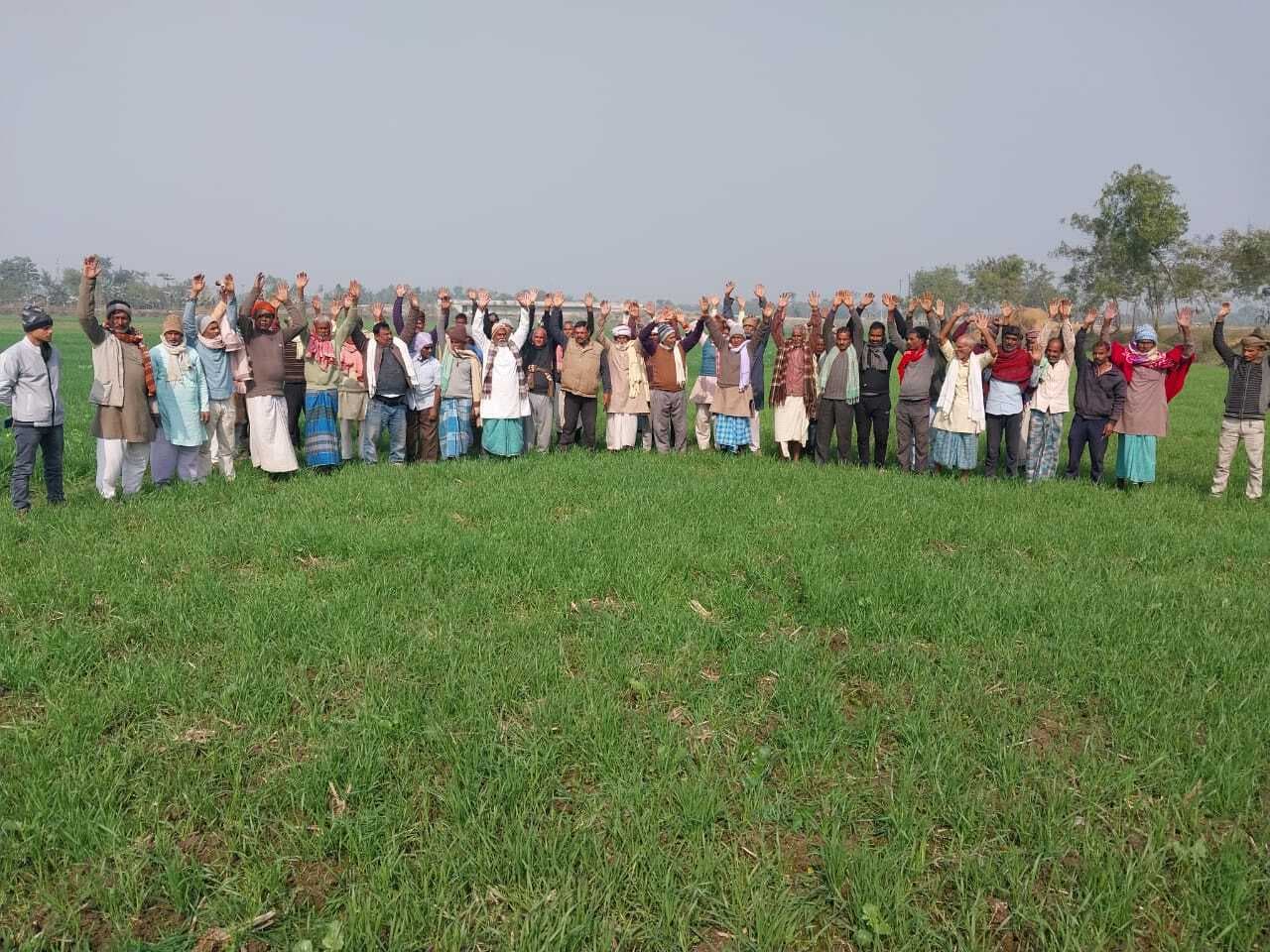 जमीन अधिग्रहण का रैयतों ने किया विरोध, जमीन नहीं देने का लिया निर्णय