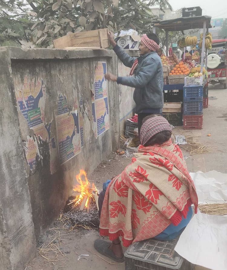 Darbhanga News: पूरे दिन नहीं निकली धूप, कोहरे की चादर में दोपहर बाद तक लिपटा रहा दरभंगा