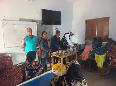 महागामा के अंजना, नयानगर व गम्हरिया में कुकिंग प्रतियोगिता आयोजित